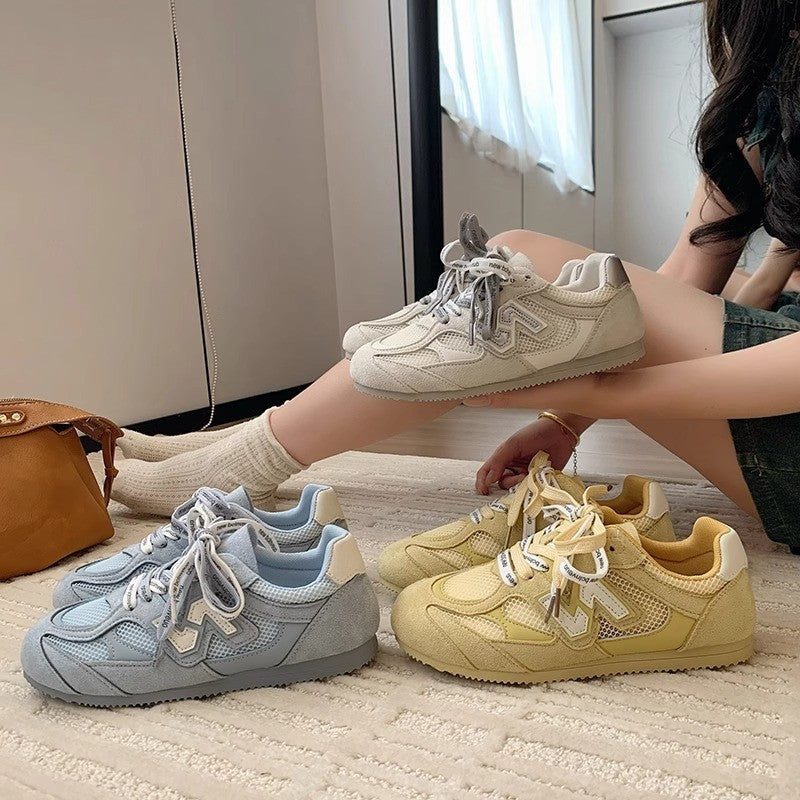 Damen Sportliche Sneaker mit atmungsaktivem Netz-Obermaterial und modischem Design R&B