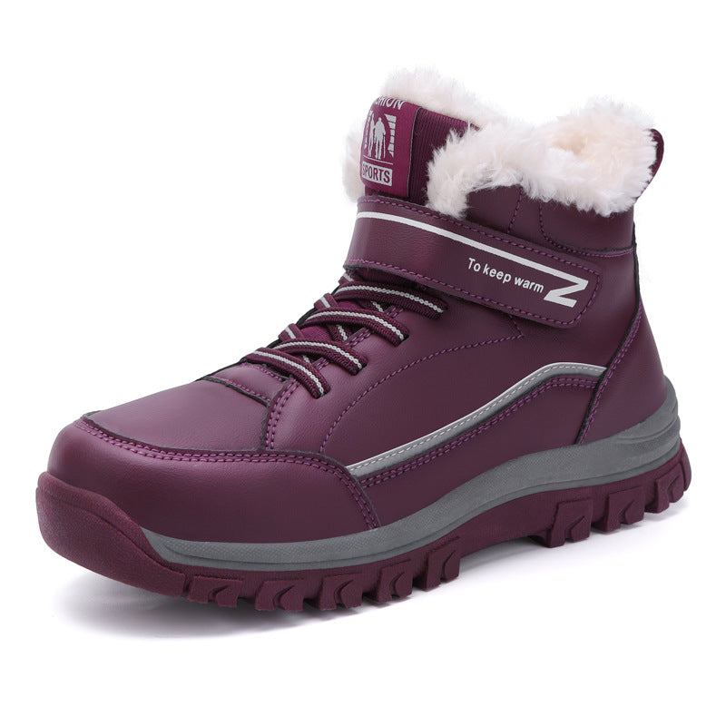 Damen Isolierte Winterstiefel mit rutschfester Profilsohle und warmem Innenfutter R&B