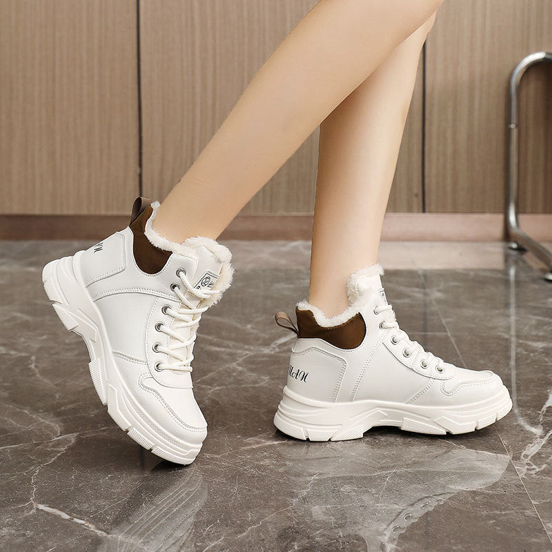 Damen gefütterte High-Top Sneaker R&B