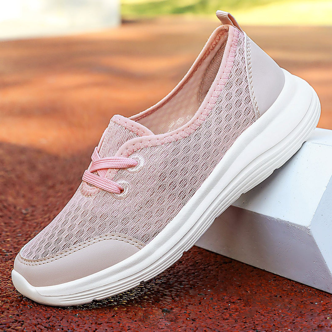 Damen Atmungsaktive und komfortable Freizeit-Sneakers mit elastischem Sitz R&B