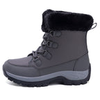 Damen Fleecegefütterte Winter-Boots mit rutschfester Sohle und hohem Knöchelschutz R&B