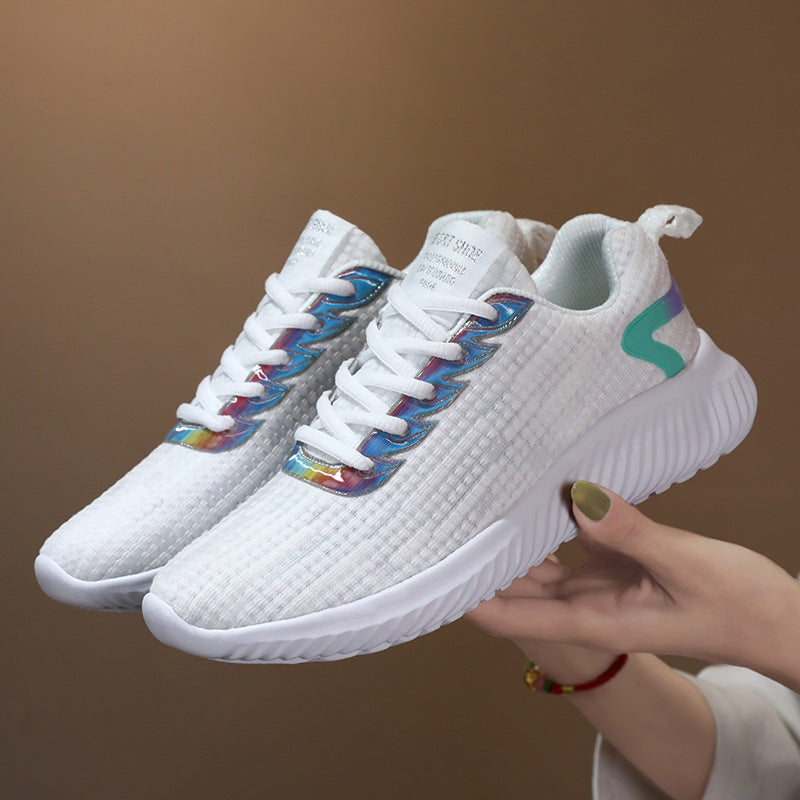 Damen Sportliche Sneakers mit innovativem Mesh-Obermaterial und dämpfender Sohle