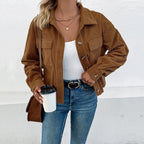 Damen leichte Kordjacke R&B