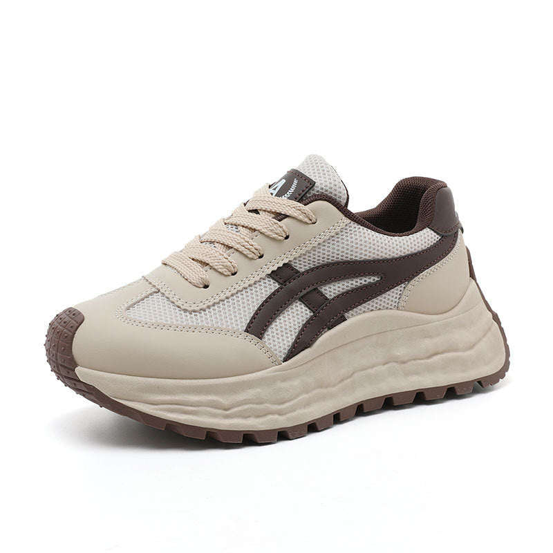 Damen moderne Sneaker mit atmungsaktiver Mesh-Oberfläche und dämpfender Laufsohle R&B