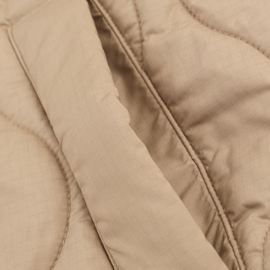 Damen gesteppte Übergangsjacke mit Kapuze und großen Taschen R&B