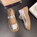 Damen elegante Mary Jane Schuhe mit funkelndem Design R&B