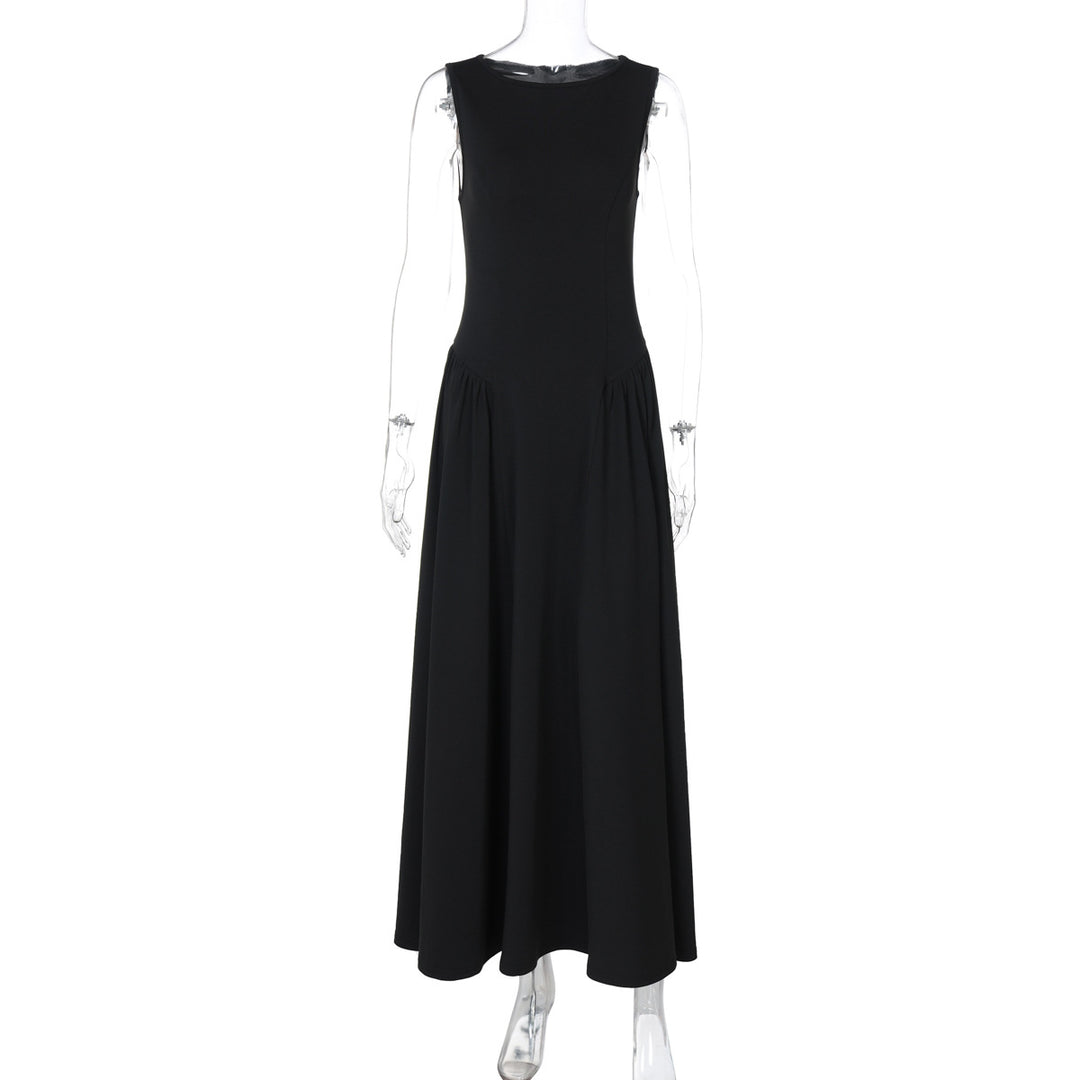 Damen Maxikleid mit elegantem Schnitt und fließendem Material R&B
