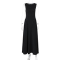 Damen Maxikleid mit elegantem Schnitt und fließendem Material R&B