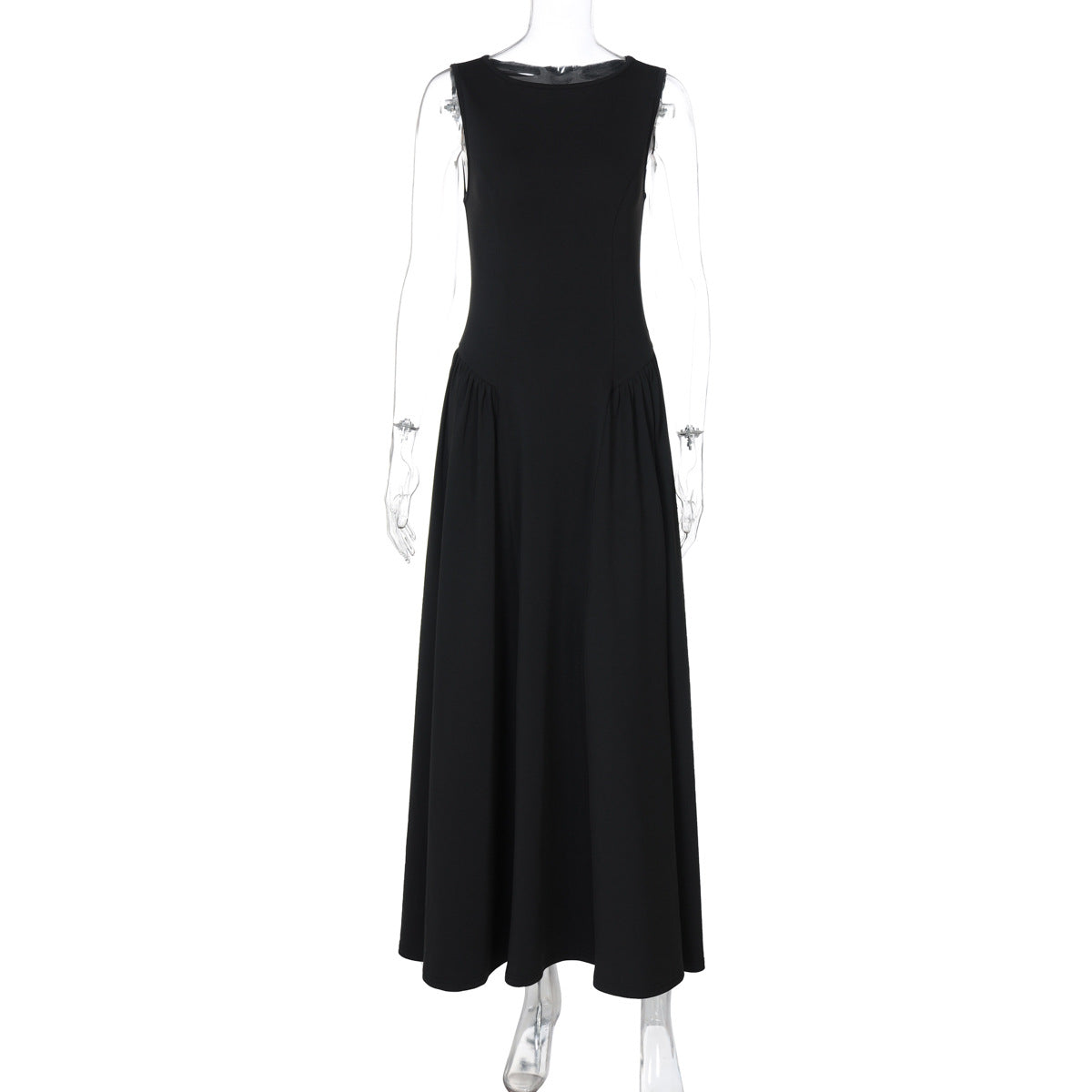 Damen Maxikleid mit elegantem Schnitt und fließendem Material R&B