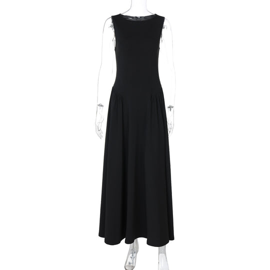 Damen Maxikleid mit elegantem Schnitt und fließendem Material R&B
