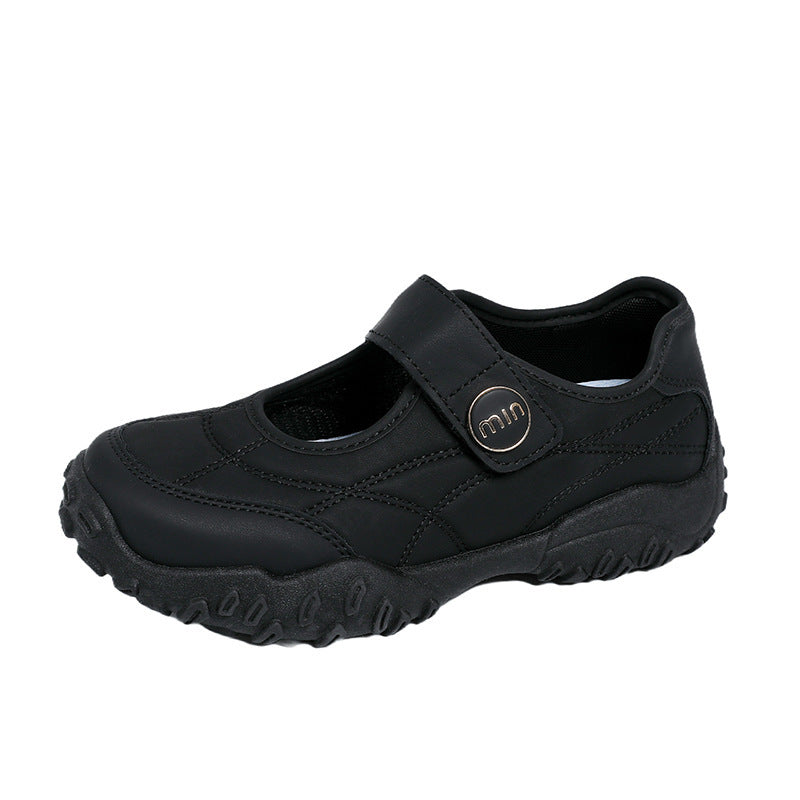 Damen praktische und modische Freizeit-Schuhe mit verstellbarem Klettverschluss R&B