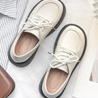 Damen Schnürschuhe mit modischem Plateau und edlem Obermaterial R&B