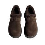 Damen Komfortable Clogs mit elegantem Kunstfellfutter R&B
