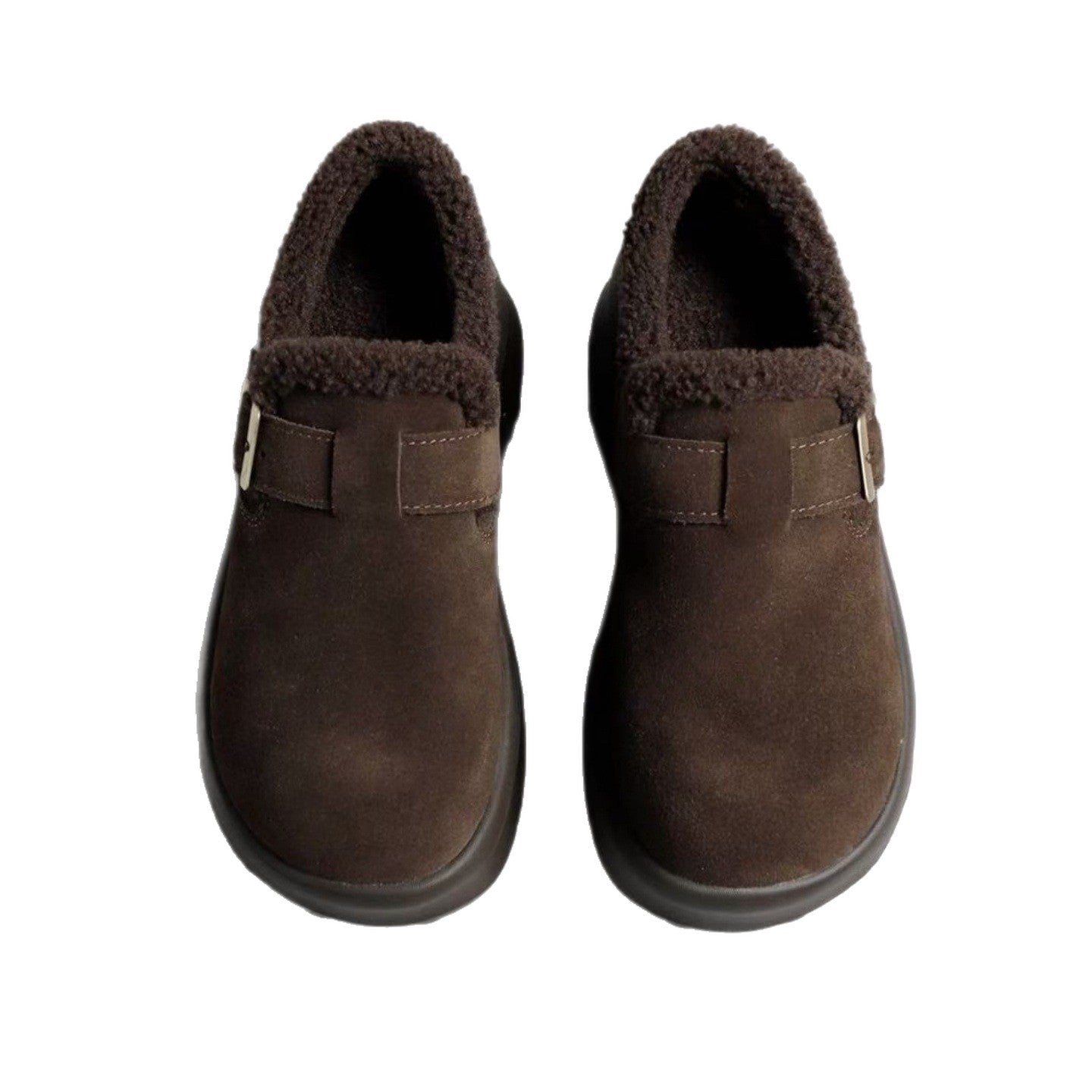 Damen Komfortable Clogs mit elegantem Kunstfellfutter R&B