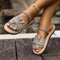 Damen Komfortable und elegante Sandalen mit modischer Schleifen-Applikation R&B