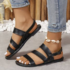 Damen Clogsandalen mit komfortablem Riemendesign und atmungsaktiver Sohle R&B