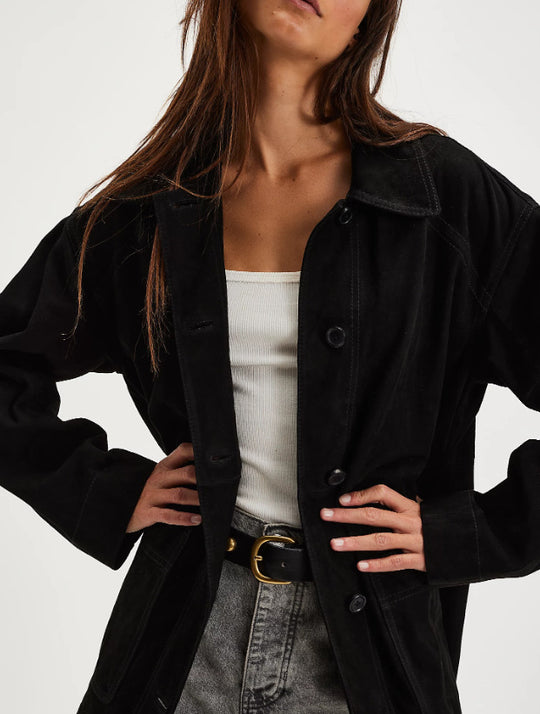 Damen zeitgemäße Utility-Jacke R&B