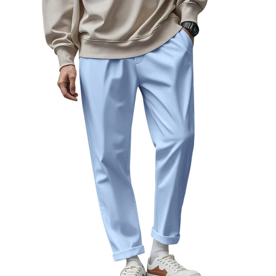 Herren elegante Chino-Hose mit bequemem Bund und modischem Schnitt R&B