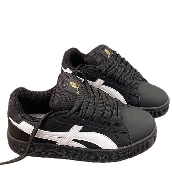 Damen Modische Sneakers mit hoher Gummisohle und atmungsaktivem Obermaterial