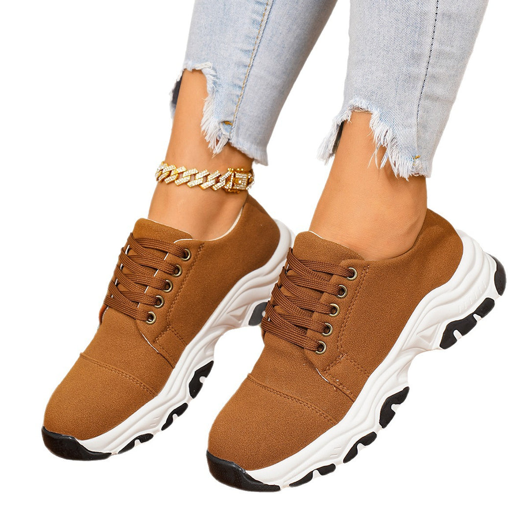 Damen sportliche Sneakers mit dynamischem Profil und atmungsaktivem Obermaterial R&B