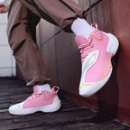 Damen Sportliche und atmungsaktive Basketball-Sneaker mit dämpfender Sohle R&B