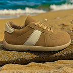 Damen Sneakers mit weichem Suede-Obermaterial und atmungsaktiver Sohle R&B