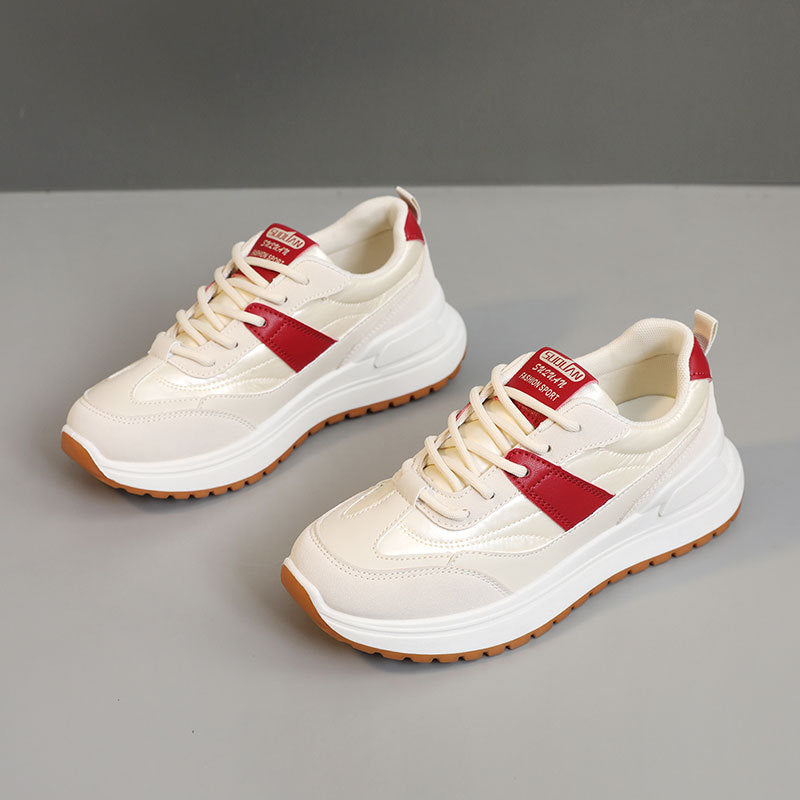 Damen modische und bequeme Sneakers mit stoßdämpfendem Laufprofil R&B