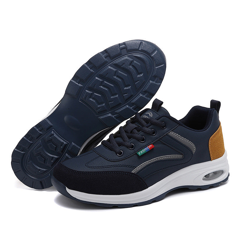 Herren nan urbaner Sneaker mit sichtbarer Luftkissen-Zwischensohle, stoßdämpfender Dämpfungsschaumsohle und reflektierenden Einsätzen R&B