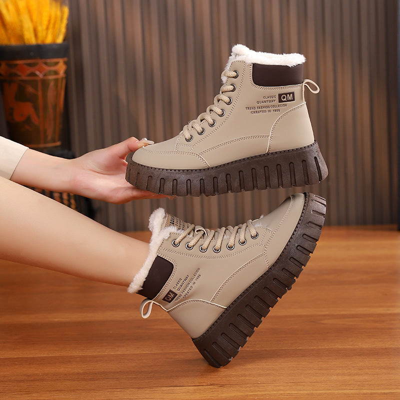 Damen Sportliche Winterstiefel mit kuscheligem Futter und rutschfester Sohle R&B