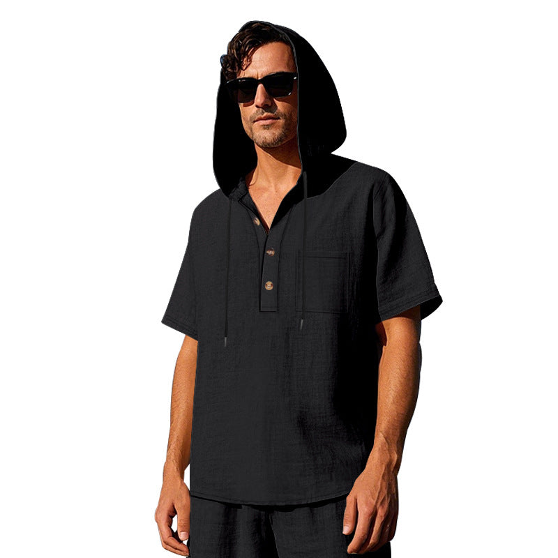 Herren lässiges Kapuzenshirt R&B