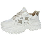 Damen Chunky Sneakers mit modischen Sternen-Applikationen R&B