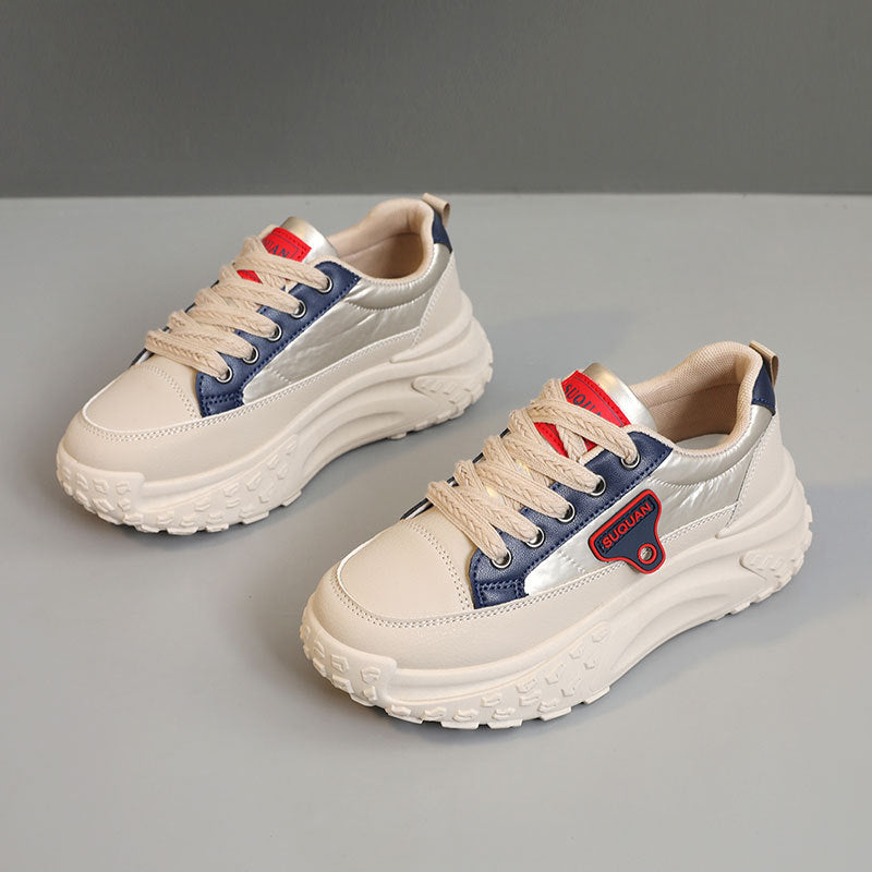 Damen Sportliche Chunky Sneakers mit dämpfender Laufsohle und atmungsaktivem Mesh-Obermaterial R&B