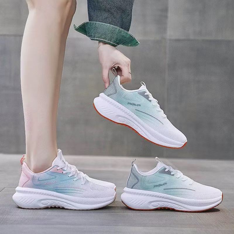 Damen Hochwertige Lauf- und Freizeitsneaker mit atmungsaktivem Obermaterial und gepolsterter Sohle R&B