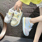 Damen sportliche Sneakers mit atmungsaktiver Mesh-Oberfläche und stabiler Sohle R&B
