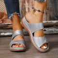 Damen Komfortable Clogs mit modischen Querriemen und ergonomischem Fußbett R&B