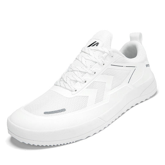 Unisex nan urbaner atmungsaktiver Mesh-Sneaker mit gezahnter griffiger Profilsohle und gepolstertem Einstieg R&B