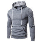 Herren Sportlicher Kapuzenpullover aus weichgewR&Btem Material mit praktischer Kängurutasche R&B