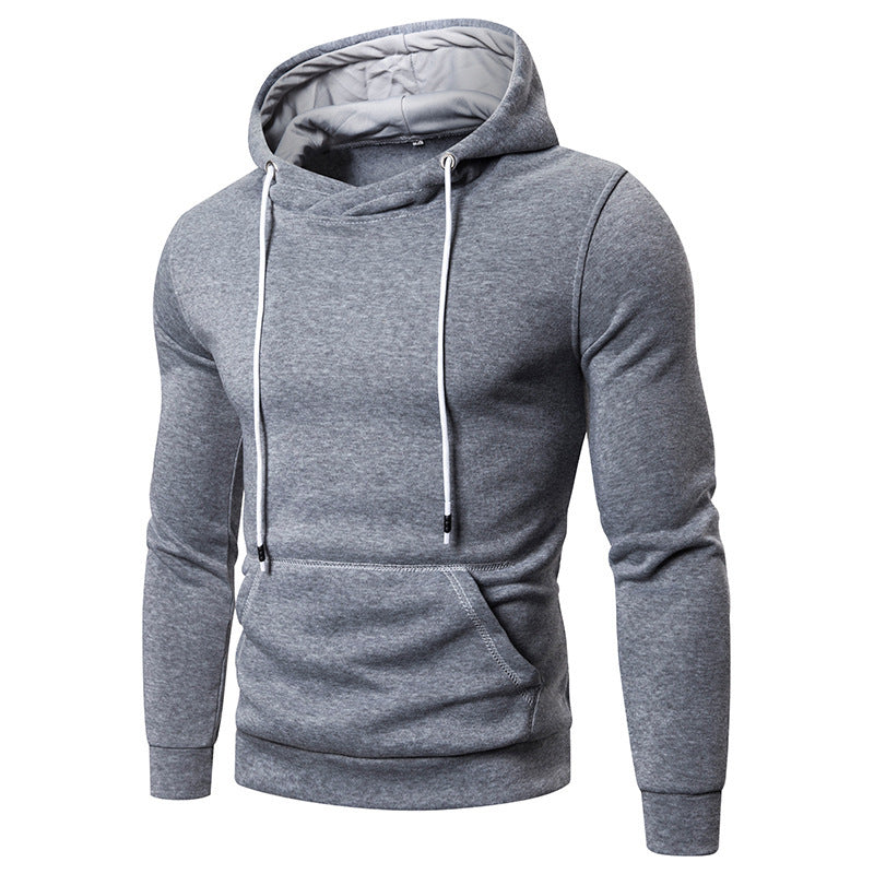Herren Sportlicher Kapuzenpullover aus weichgewR&Btem Material mit praktischer Kängurutasche R&B