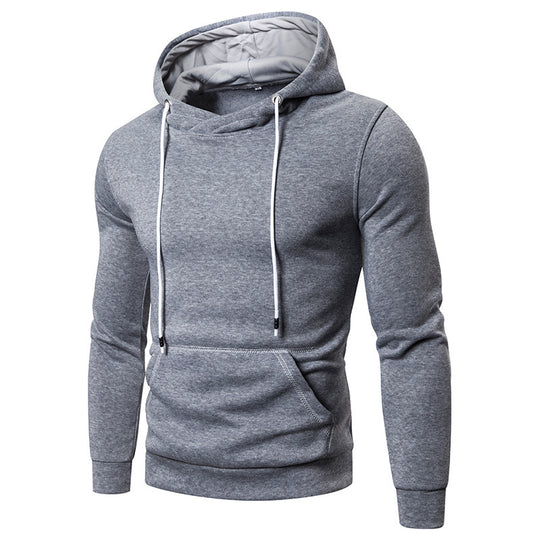 Herren Sportlicher Kapuzenpullover aus weichgewebtem Material mit praktischer Kängurutasche R&B