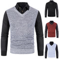 Herren eleganter V-Ausschnitt Pullover R&B