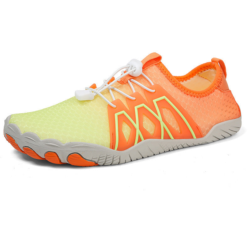 Damen Sportliche Aqua-Schuhe mit elastischem Schnellschnürsystem und rutschfester Sohle R&B