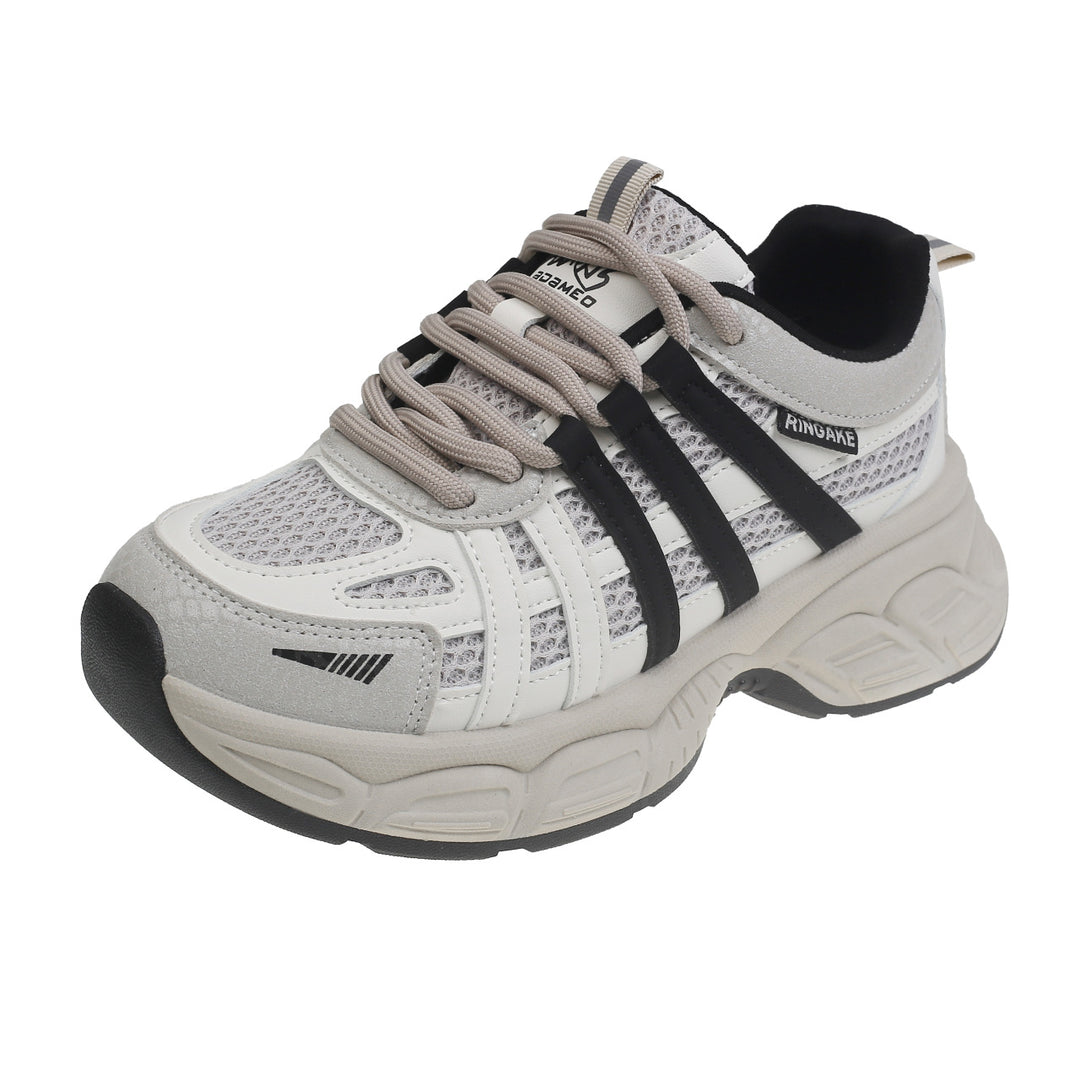 Damen Sportliche Sneakers mit atmungsaktiven Netzstrukturen und stoßdämpfender Sohle R&B