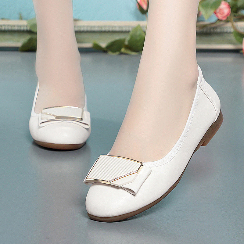 Damen Ballerinas mit elegantem Schleifenakzent und komfortablem Fußbett R&B