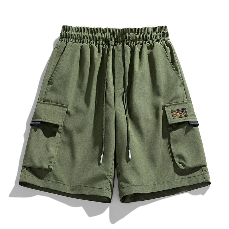 Herren Cargo-Shorts mit elastischem Bund und praktischen Taschen R&B
