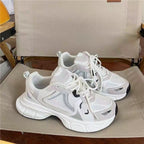 Damen Sportliche Lifestyle-Sneaker mit atmungsaktiver Mesh-Oberfläche und stoßdämpfender Sohle R&B