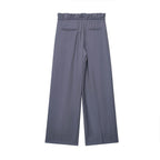 Damen weit geschnittene Palazzo-Hose mit elastischem Bund R&B