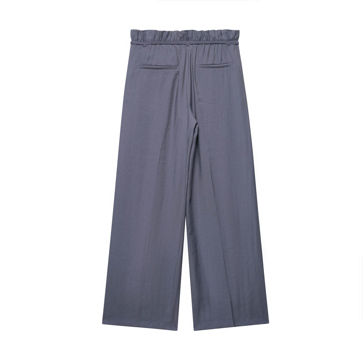 Damen weit geschnittene Palazzo-Hose mit elastischem Bund R&B