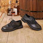 Damen Schnürschuhe mit atmungsaktiver Netzoberfläche und klassischem Lederdesign R&B