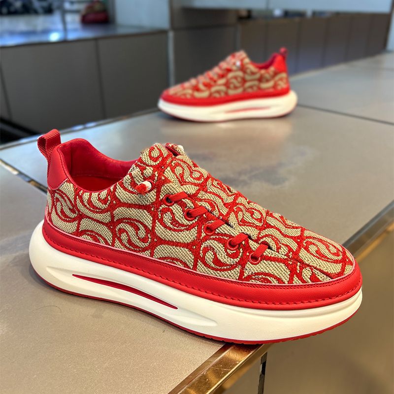 Damen Sneaker mit stilvollem Muster und gepolsterter Sohle R&B