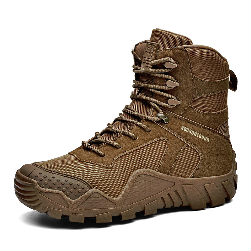 Herren Tactical Boots mit verstärktem Knöchelschutz und rutschfester Sohle R&B